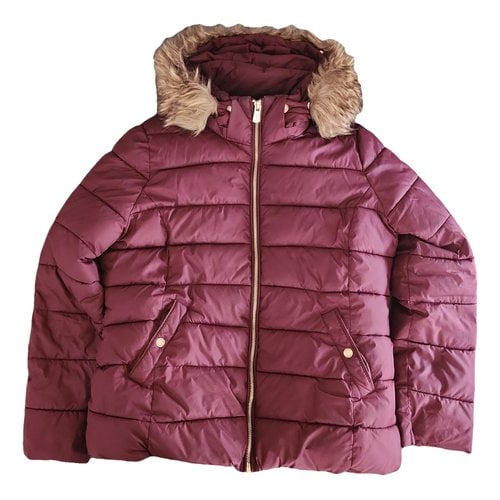 Pre-owned Kaporal Puffer In Burgundy