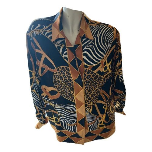 Pre-owned Gucci Silk Shirt In Multicolour