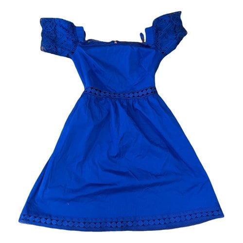 Pre-owned Ted Baker Mini Dress In Blue
