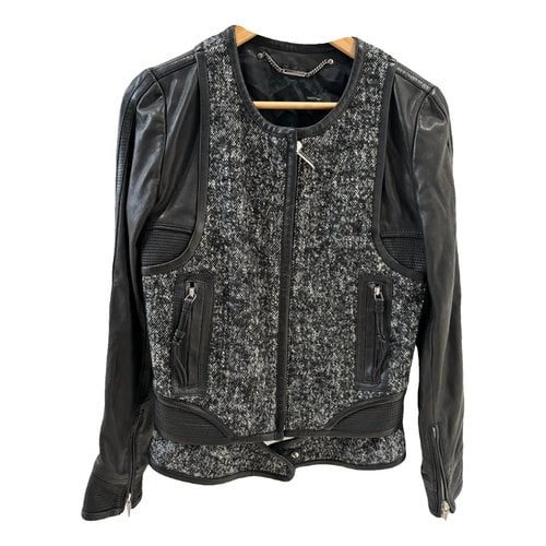 Pre-owned Barbara Bui Leather Jacket In Black