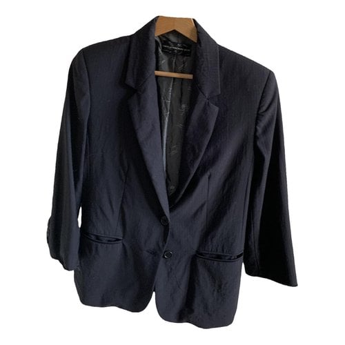 Pre-owned Zadig & Voltaire Wool Blazer In Blue