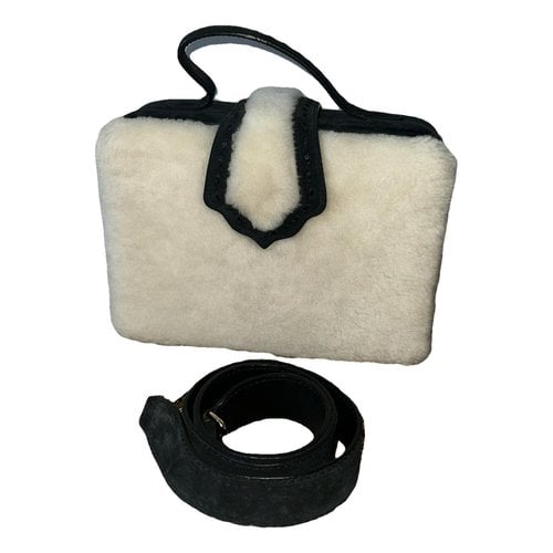 Pre-owned Mehry Mu Leather Handbag In Beige