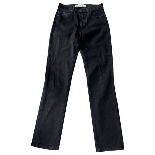 Pre-owned Golden Goose Straight Jeans In Black