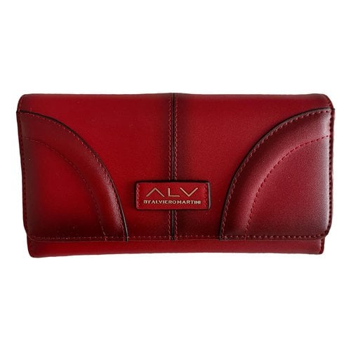 Pre-owned Alviero Martini Wallet In Red