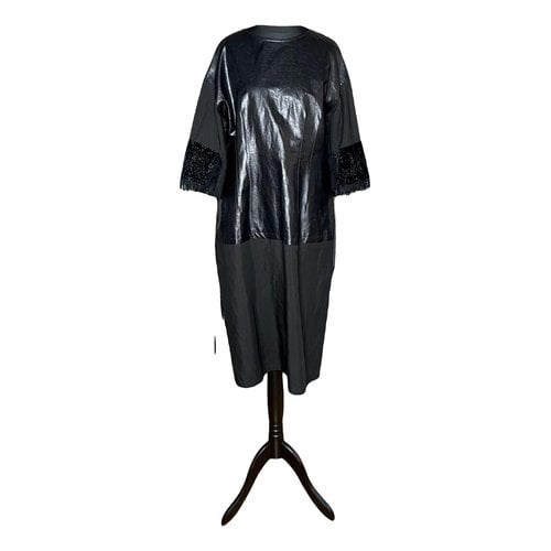 Pre-owned Dries Van Noten Mid-length Dress In Black