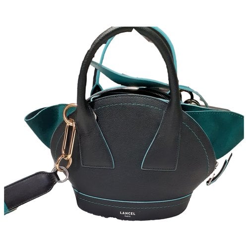 Pre-owned Lancel Leather Handbag In Green