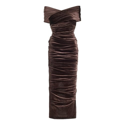 Pre-owned Alex Perry Mid-length Dress In Brown