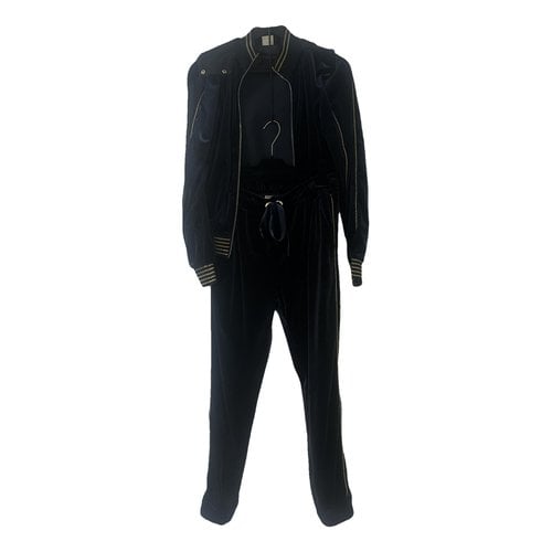 Pre-owned Pinko Jumpsuit In Navy