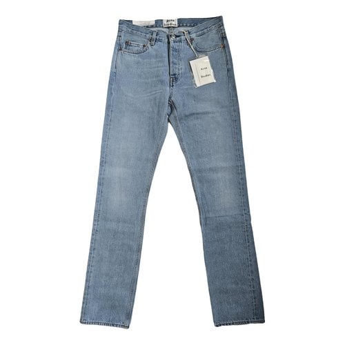Pre-owned Acne Studios Straight Jeans In Blue