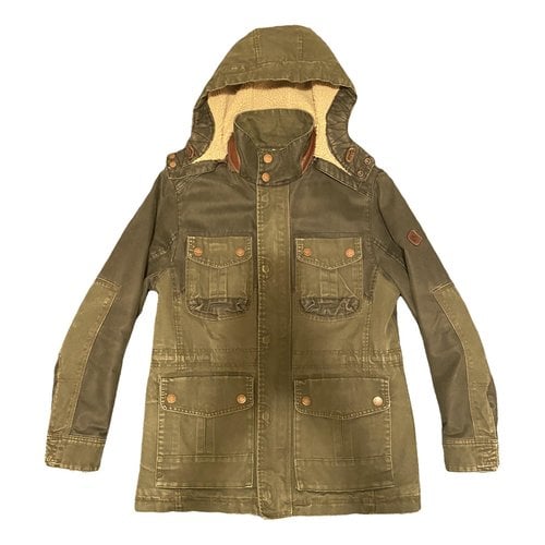 Pre-owned Timberland Parka In Green