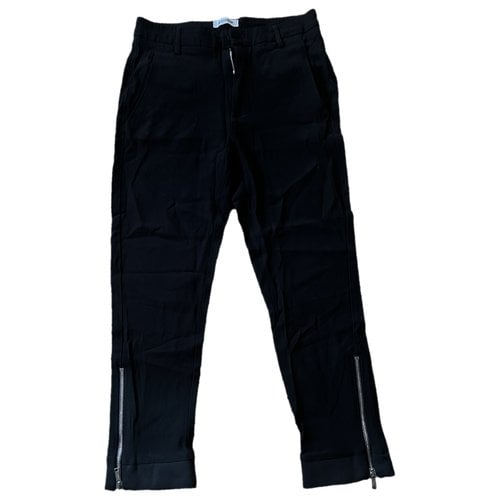 Pre-owned Dondup Chino Pants In Black