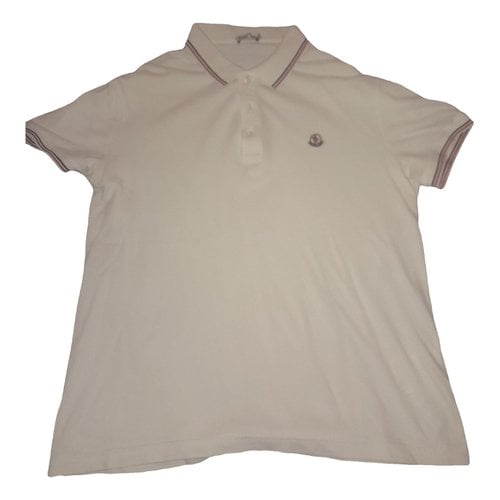 Pre-owned Moncler T-shirt In White