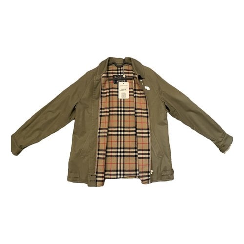 Pre-owned Burberry Jacket In Green