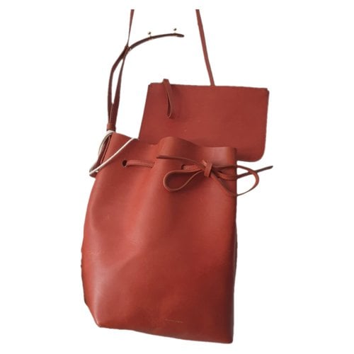 Pre-owned Mansur Gavriel Bucket Leather Handbag In Other