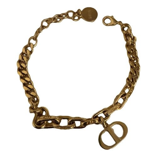 Pre-owned Dior 30 Montaigne Bracelet In Gold
