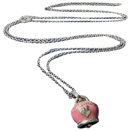 Pre-owned Chantecler Silver Pendant In Pink