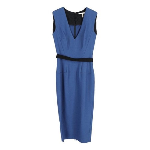 Pre-owned Victoria Beckham Mid-length Dress In Blue