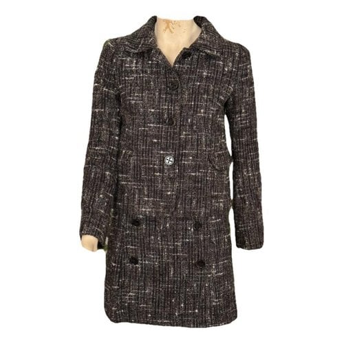 Pre-owned Max & Co Wool Mini Dress In Brown