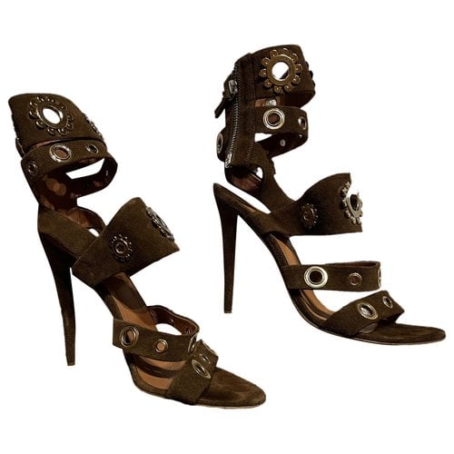 Pre-owned Blumarine Sandals In Camel
