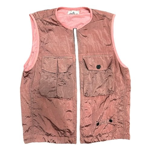 Pre-owned Stone Island Vest In Pink