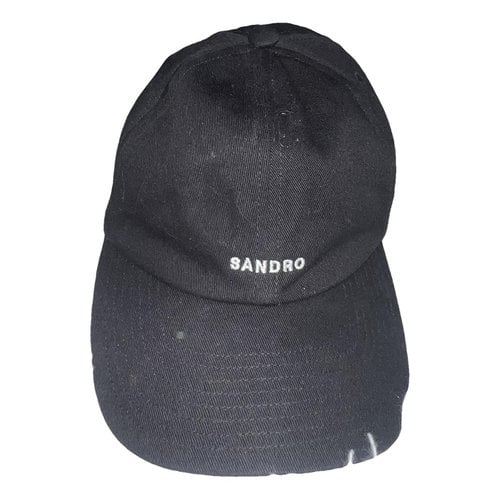 Pre-owned Sandro Spring Summer 2021 Cap In Black
