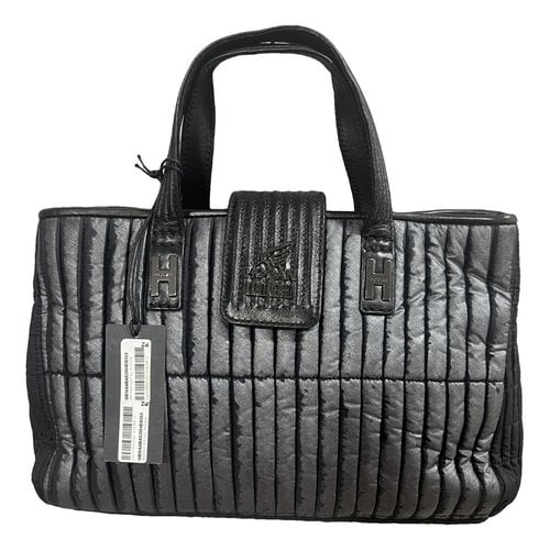 Pre-owned Hogan Leather Handbag In Grey