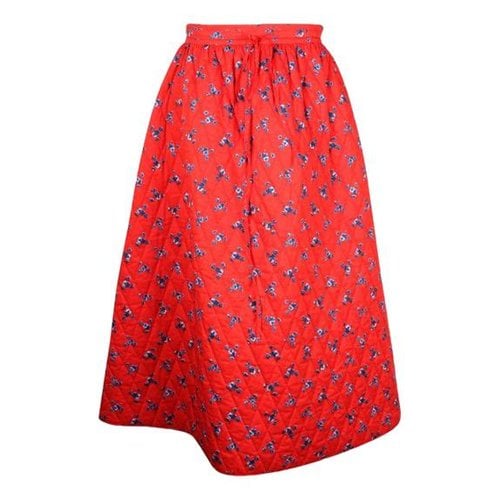 Pre-owned Kenzo Skirt In Red