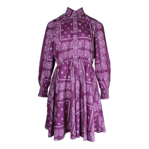 Pre-owned Maje Dress In Purple