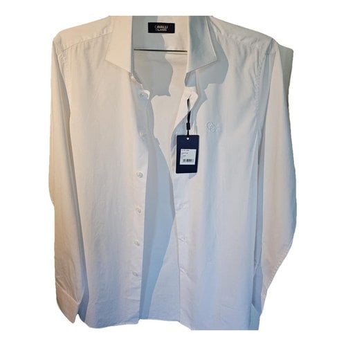 Pre-owned Class Cavalli Shirt In White