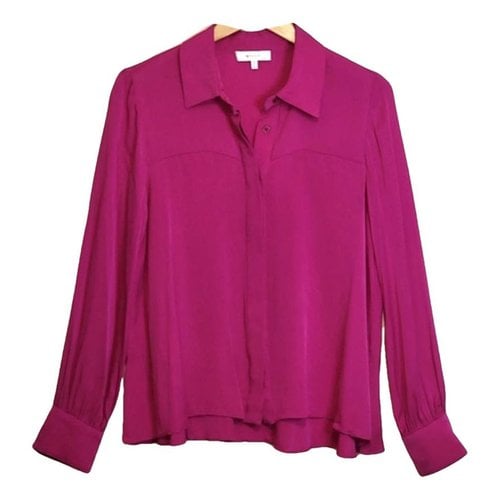 Pre-owned Milly Silk Blouse In Pink