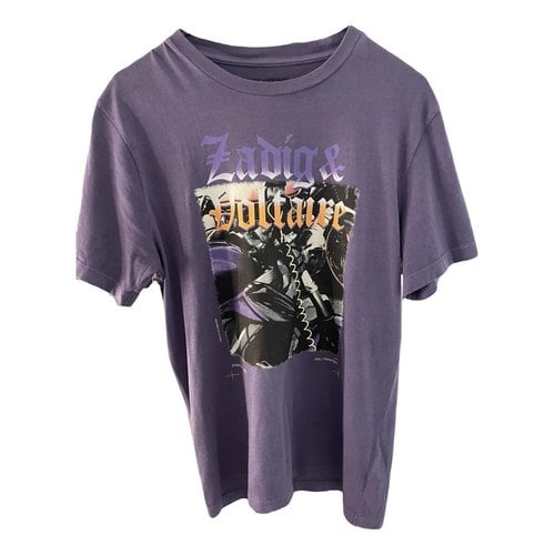 Pre-owned Zadig & Voltaire T-shirt In Purple