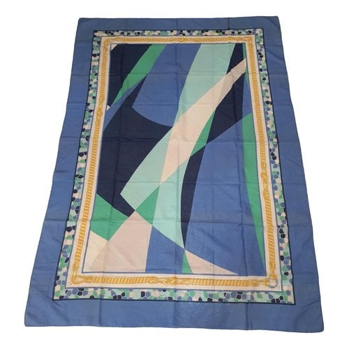 Pre-owned Emilio Pucci Stole In Navy