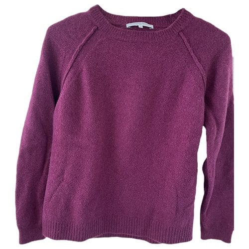 Pre-owned Gerard Darel Wool Sweatshirt In Purple