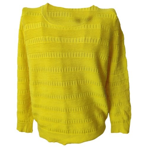 Pre-owned Sandro Jumper In Yellow