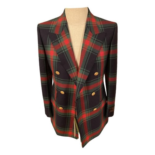 Pre-owned Gucci Wool Blazer In Green