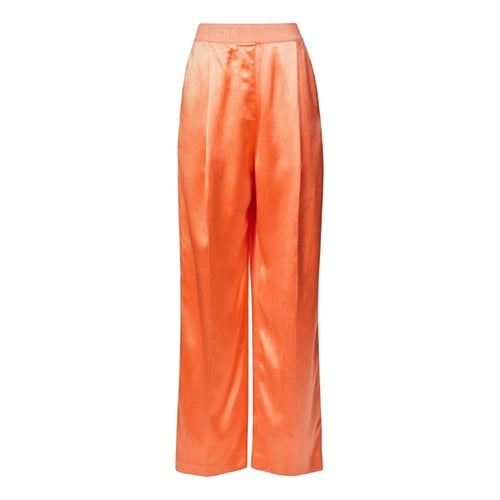 Pre-owned Stine Goya Large Pants In Orange