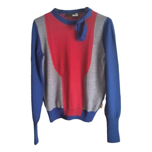 Pre-owned Moschino Love Wool Jumper In Red