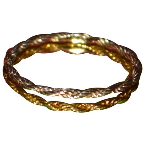 Pre-owned Monica Vinader Ring In Gold