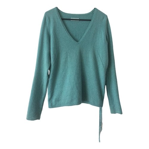 Pre-owned Zadig & Voltaire Spring Summer 2020 Cashmere Jumper In Turquoise
