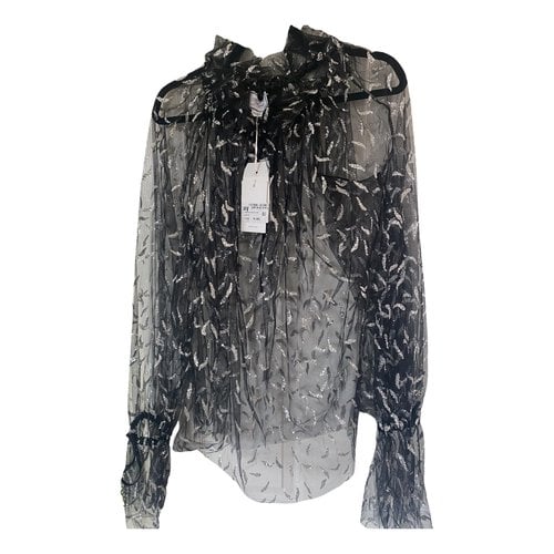 Pre-owned Redemption Lace Blouse In Black