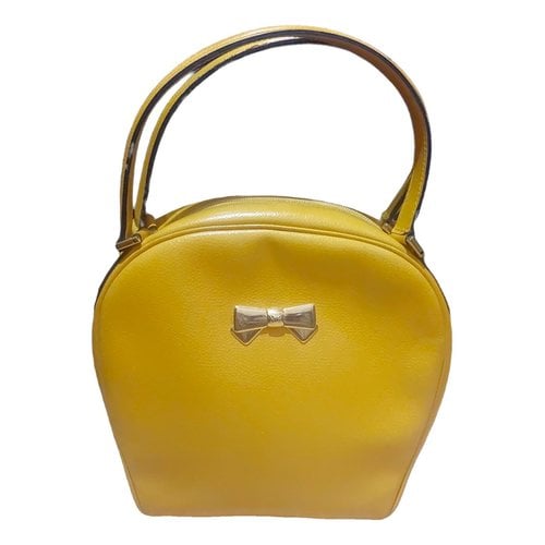 Pre-owned Nina Ricci Leather Handbag In Yellow