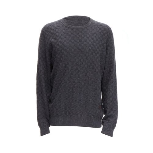 Pre-owned Louis Vuitton Wool Sweatshirt In Grey