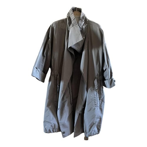 Pre-owned Brunello Cucinelli Trench Coat In Grey