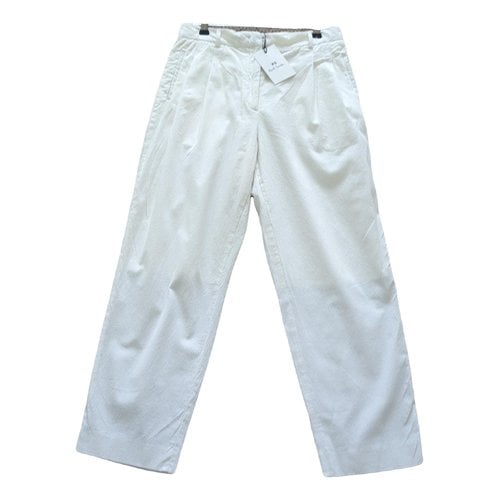 Pre-owned Paul Smith Trousers In White