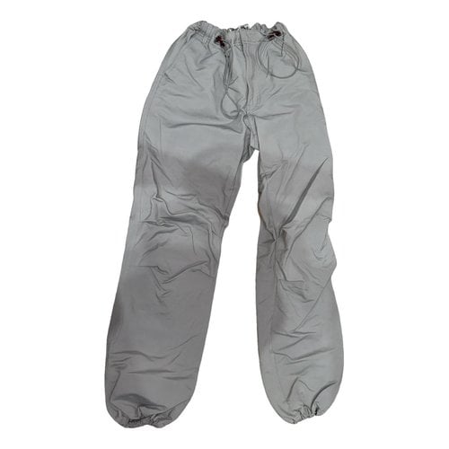 Pre-owned Fila Trousers In Grey