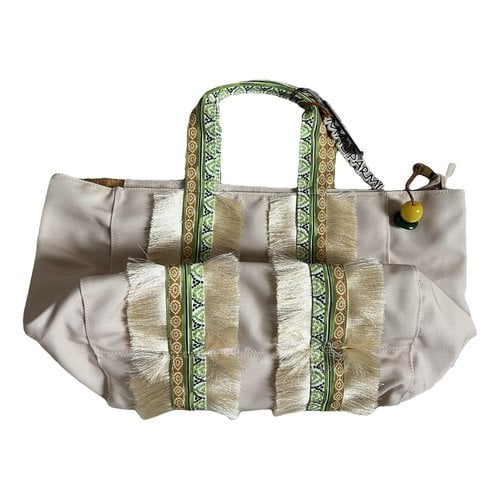 Pre-owned Maliparmi Handbag In Beige