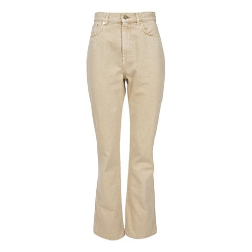 Pre-owned Jacquemus Boyfriend Jeans In Beige