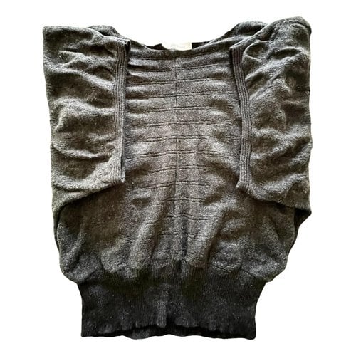Pre-owned Saint Laurent Cashmere Jumper In Anthracite