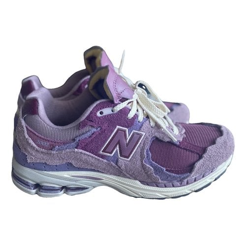 Pre-owned New Balance Velvet Trainers In Purple