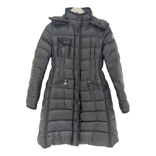 Pre-owned Moncler Classic Coat In Black